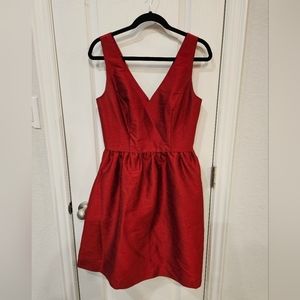 GORGEOUS Red size 8 Alfred Sung Dress w/POCKETS!